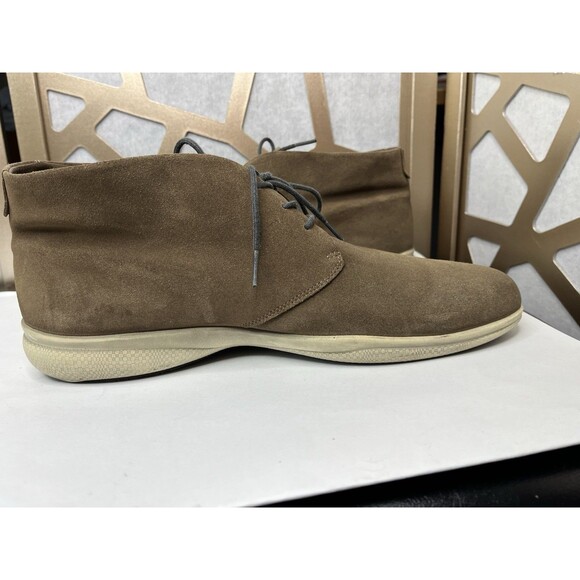 Ecco Men Suede Leather Boots 45 Us 11 11.5 Shoes Chukka Brown shoes main image 14